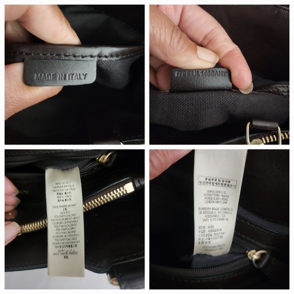 BURBERRY Haymarket Check Hepburn Tote Bag - Picture 16 of 16